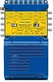 TechniSat GIGASYSTEM 17/8 G - Multischalter-System für Sat-Anlagen (bis zu 4 Satpositionen, für 4 Quattro LNB, 8 Teilnehmer, Einspeisung von Antennensignalen, Grundeinheit, Netzteil, erweiterbar)