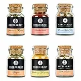 Ankerkraut Küchen Starter-Set mit 6 Gewürzen, Geschenk für Männer/Frauen/Div, Kitchen-Basic Starter-Kit, zum Einzug & Umzug, Inspiration zum Kochen