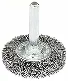 Bosch 1x Scheibenbürste (Ø 38 mm, Gewellter Draht, Zubehör für Bohrmaschinen)