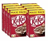 Nestlé KITKAT Cereal, knusprige Frühstücks-Cerealien mit der typischen KITKAT-Waffel und köstlicher Schokolade, 8er Pack (8 x 550g)
