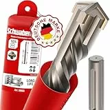 SCHWABENBACH ® SDS Max Bohrer 25mm x 1080 x 1200 - SDS Bohrer 25mm - Präzises & schnelles Bohren in Beton - Betonbohrer - mit Hartmetall Spitze - Steinbohrer Lang (kein SDS PLUS)