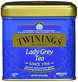 Twinings Lady Grey Tee Dose 100g, Reichhaltige Mischung chinesischer Teesorten mit Orangen- und Zitronenschale, vollendet mit Bergamotte-Aroma. Tea 6er Pack (6 x 100 g)