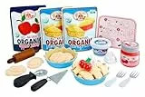 Little Tikes Creative Chefs Pie Kit - Mit Speziellem Make-It! Mix-Spielsand, 22 Zubehörteilen, Realistisches Tortenbäcker-Rollenspiel, für Jungen und Mädchen ab 3 Jahren, Nicht ESSBAR