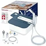 Beurer IH 28 Pro Inhalator, Verneblerset mit hochwertigen Silikonmasken & Nasendusche, hohe Vernebelungsleistung, Inhalationsgerät zur Atemwegstherapie, für Kinder & Erwachsene