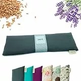 Körnerkissen Mikrowelle (43x12 cm) - Wärmekissen - Natürliche Linderung bei Nacken, Rücken und Menstruationsschmerzen, Anwendung mit Wärme oder Kälte - Hohe Wärmespeicherung - Lavendelduft