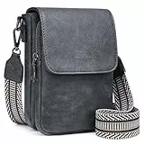 MUIIKOLA Handytasche zum Umhängen，RFID-Blockierung große Kapazität Handy Umhängetasche Damen Veganes Leder，Handytasche mit Geldbörse zum Umhängen，umhängetasche damen Breiter Gurt