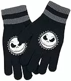 The Nightmare Before Christmas Jack - Face Frauen Fingerhandschuhe schwarz
