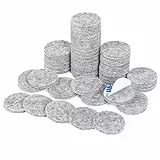 Shintop Furniture Pads,50 Pieces Felt Pads Self Adhesive Round Furniture Feet Protectors for Floor and Furniture Grey
