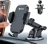 andobil Handyhalterung Auto [2025 Neueste Saugnapf] 3 in 1 Saugnapf & Lüftung Halter Universale KFZ Autohalterung Zubehör für iPhone 17 Pro Max Air 16/15/14/13/12 Samsung Galaxy S24 Ultra/S23/S22 Usw