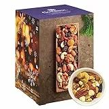 Corasol gesunder Frucht-Nuss-Mix Premium Adventskalender 2025 mit 24 fruchtigen Mischungen aus Trockenfrüchten & Nüssen zum Knabbern & Snacken (720 g)
