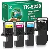 GREENSKY TK5230 Toner Kompatibel für Kyocera TK-5230 TK 5230 TK-5230K TK-5230C TK-5230M TK-5230Y für ECOSYS M5521cdw P5021cdw M5521cdn P5021cdn (Schwarz Cyan Gelb Magenta, 4er-Pack)