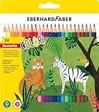 Eberhard Faber 514824 - Buntstifte Set Colori, 24 Jumbo Buntstifte in ergonomischer hexagonaler Form