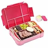 Inngly Kinder Brotdose mit Fächern – 1300ML BPA Frei Bento Box Lunchbox Vesperdose, Auslaufsicher Mit 5 , Jausenbox Brotbox für Erwachsene, Mädchen & Jungen, Mikrowelle/spülmaschinenfest