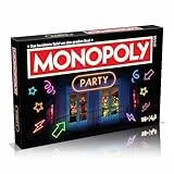 Winning Moves Monopoly Party - Brettspiele für Freunde - Gesellschaftsspiele Partei Edition - 2-6 Spieler Spiele ab 16 Jahren