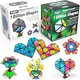 TOSY Magnet Pyramid – 1 Würfel verwandelt Sich in 1 Milliarde Formen, 12 Teile, 243 Magnete, Leuchtend, Kinder, holografisches Design, kreatives STEM-Puzzle, Set 1 Stone 1 Glow