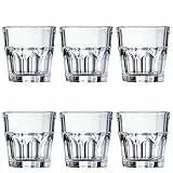 Arcoroc ARC J2609 Granity Whiskyglas, 160ml, Glas, transparent, 6 Stück