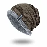 Mütze, Strickmütze, modisch, Unisex, warme Mütze, Heckenkappe, personalisierbar, khaki, Einheitsgröße