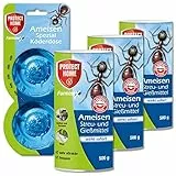 Protect Home 3x 500g FormineX Ameisen Streu-& Gießmittel N + 2 Stück Köderdose Spezial