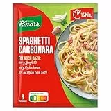 Knorr Fix Fix Spaghetti alla Carbonara ohne geschmacksverstärkende Zusatzstoffe 36 g