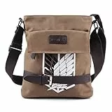 CoolChange Umhängetasche für Attack on Titan Fans | Tasche mit Aufklärungstrupp Wappen