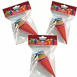 18 (3x 6Stk) Deko Schultüte Dekotüten 12cm lang