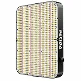 FECiDA 260 Watt LED Pflanzenlampe Dimmbar, 24000 Lumen LED Grow Lampe Vollspektrum, 1176 PSC LEDs Grow Light Perfekt für 90x90CM Growzelt Pflanzenwachstum