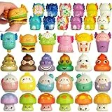 yuechen 30 Squishy Toys Set, Squeeze Toy Tier, Anti Stress Fidget Spielzeug, Stress Relief Squishies, Mitgebsel Kindergeburtstag, Geburtstag Mitgebsel Kinder, Party Gastgeschenke