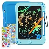 TEKFUN LCD Schreibtafel Kinder Spielzeug ab 3 4 5 6 7 Jahre alt Junge Mädchen, 8,5 Zoll Zaubertafel Kinder Maltafel für Geburtstag Weihnachten Geschenk 3+ Jahre alte Jungen Mädchen (Blau)