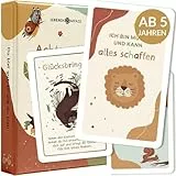 Lebenskompass Affirmationskarten Kinder - 40 Achtsamkeitskarten für Kinder für positives Denken, Selbstliebe, Mut und Dankbarkeit