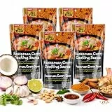 Real Thai Massaman Curry Sauce 250ml – 5er Pack – Authentische Thailändische Currysauce mit Kokosnussmilch – Fertigsauce ohne Zusatzstoffe – Original Thai Curry, Würzsauce für Asiatische Gerichte