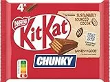 Nestlé KitKat ChunKy Classic Schokoriegel, Knusper-Riegel mit Milchschokolade und knuspriger Waffel, 1er Pack (à 4 x 40g)