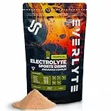 EVERLYTE Tropical Elektrolyte Pulver mit Natrium, Kalium, Calcium, Magnesium & Chlorid für optimale Hydration / 35 Anwendungen kalorienarmes Sport Getränkepulver/natürlich, vegan, zuckerarm