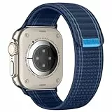 Finoriss Sport Loop Kompatibel mit Apple Watch Armband 49mm 46mm 45mm 44mm 41mm 40mm 38mm, Nylon Klettverschluss Band Kompatibel für iWatch Series Ultra 10 9 8 7 6 5 4 3 SE Herren