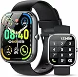taopodo Smartwatch Herren Damen, 1,91' HD Touch Smart Watch mit Telefonfunktion, 115+Sportmodi Sportuhr, IP68 Fitness Tracker mit Herzfrequenz SpO2 Schlafmonitor Schrittzähler für Android iOS