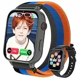 PTHTECHUS Smartwatch Kinder GPS, 4G Smart Watch Kids Videoanruf Voice Chat