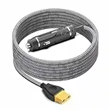KFD DC12V/24V XT90 Autoladekabel Ladegerät KFZ Netzteil für AFERIY AF-P110/P210/P310/2001A Tragbare Powerstation FOSSiBOT F3600 Pro Bluetti AC200 AC200P AC200Max Solargenerator Zigarettenanzünder 1,5M