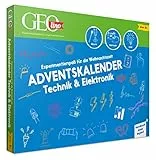 FRANZIS 67171 - GEOlino Adventskalender Technik & Elektronik (Akustik, Elektronik, Licht), Experimentierspaß für die Weihnachtszeit, für Kinder ab 8 Jahren