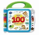 VTech Baby Mein 100-Wörter-Buch – Interaktives Bilderbuch zum Lernen erster Wörter mit 12 bilingualen Seiten in Deutsch-Englisch – Für Kinder von 2-5 Jahren