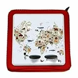 JP Journey Schutzfolie für Toniebox | Aufkleber Folie als Zubehör für Tonie (Einteilig, Weltkarte)