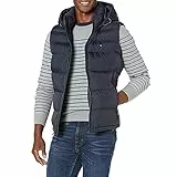 Tommy Hilfiger Herren Quilted Puffer Vest Weste, Midnight Hoody, XL