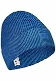 camel active Herren Strickmütze aus Organic Cotton Blau, Menswear-OS