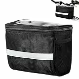 agogue Lenkertasche Fahrrad Fahrradtasche Lenker, Fahrradtasche Vorne Lenker, Aufnahme Von Gegenständen wasserdichte Fahrrad Lenkertasche Rennräder Mountainbikes Motorradtaschen Zubehör Lenkertaschen