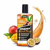 JOYDIVISION WARMup 150 ml Massageliquid mit Fruchtiger Mango-Maracuja Duft & Geschmack I Wärme-Effekt I wie Massageöl
