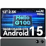 Blackview Mega3 Tablet 12 Zoll 36GB RAM+256GB ROM (2TB TF) Android 15 Octa Core G100, 8800mAh Gaming Tablets PC 90Hz 2,5K FHD Display 50MP+13MP 5G WiFi+4G LTE/Face ID/Stift-Inkl/Widevine L1/GMS/GPS