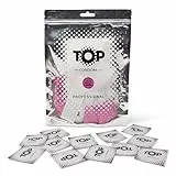 TOP Kondome 40 Stück Packung, Geribbt und Genobbt, natürlich und gefühlsecht, aus Latex, mit Reservoir, Durchmesser 53 mm, für Männer