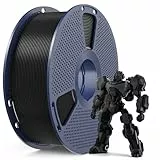 SUNLU PETG Filament 1.75 mm, Hochfestes 3D Drucker Filament PETG, Unübertroffene Haltbarkeit und Flexibilität, 3D Druckfilament 1,75 mm, Passt für die meisten FDM 3D-Drucker, 1kg Spule, petg Schwarz