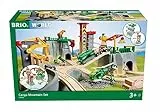 BRIO World 36010 Gebirgs-Frachten Set Deluxe - Eisenbahn-Spaß auf Mehreren Ebenen mit viel Zubehör - Viele Spielmöglichkeiten durch frei kombinierbare Elemente - Empfohlen für Kinder ab 3 Jahren