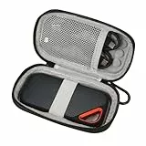 Hart Etui für Sandisk Extreme PRO/Sandisk Extreme Portable SSD External SSD 128 GB 500 GB 1 TB 2 TB schützende Aufbewahrungs-Reisetasche Tasche Hülle (Gray)