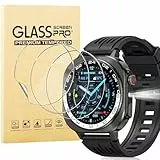 KUSINHOKA 3 Stück Schutzfolie kompatibel mit Soudorv Y10 1.43 Zoll, [Anti-Kratzen] Weiche TPU Displayschutzfolie, Vollständige Abdeckung HD Klar Anti-Fingerprint Folie für Soudorv Smartwatch Y10