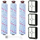 Zubehör für Bissell CrossWave 3-in-1 C3 Pro Nass Trockensauger 3555N, 3 Multi-Oberflächenbürsten 1868 + 3 Filter 1866 für Bissell CrossWave 17132 2225N 2582N 25821 2519 Staubsauger